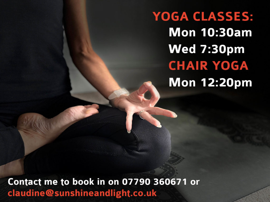 Yoga classes, Chair Yoga classes Leicester