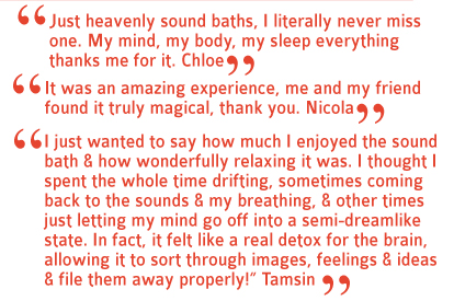 Sound Bath Leicester quotes