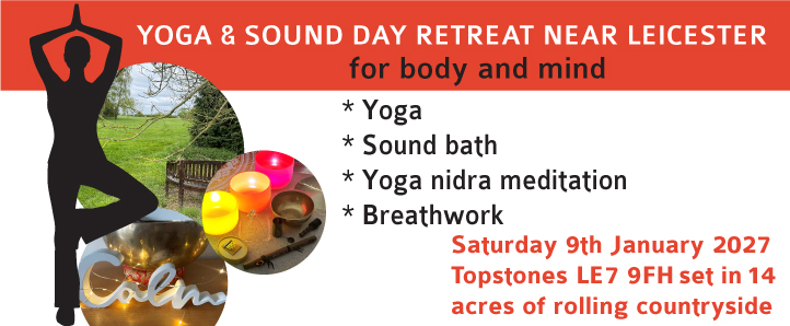 sound and yoga retreat day leicester