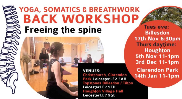 Back Workshop Leicester Yoga and Somatics, Meditation and Breathwork
