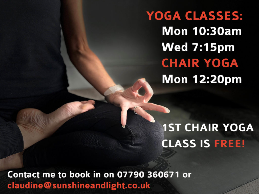 Yoga classes in Leicester, Chair Yoga classes Leicester, Free Chair Yoga Leicester